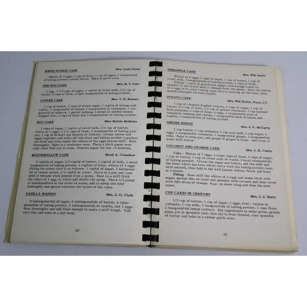 Vintage 1992 Nocona Texas Cookbook- Women of First Presbyterian Church